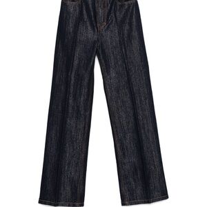 Casablanca
lurex-detail straight-leg jeans